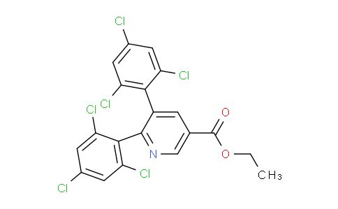 Ethyl 5,6-bis(2,4,6-trichlorophenyl)nicotinate