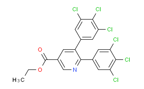 Ethyl 5,6-bis(3,4,5-trichlorophenyl)nicotinate