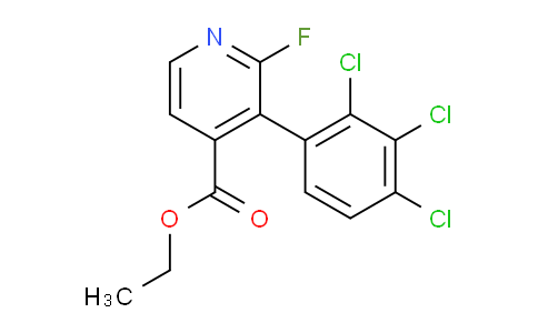 Ethyl 2-fluoro-3-(2,3,4-trichlorophenyl)isonicotinate