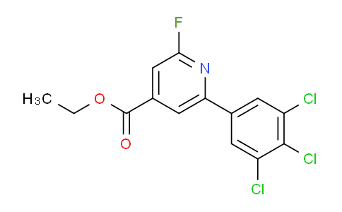 Ethyl 2-fluoro-6-(3,4,5-trichlorophenyl)isonicotinate