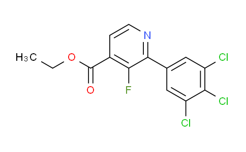 AM94303 | 1361473-89-3 | Ethyl 3-fluoro-2-(3,4,5-trichlorophenyl)isonicotinate