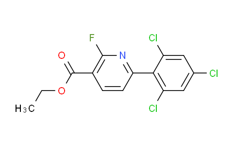 Ethyl 2-fluoro-6-(2,4,6-trichlorophenyl)nicotinate