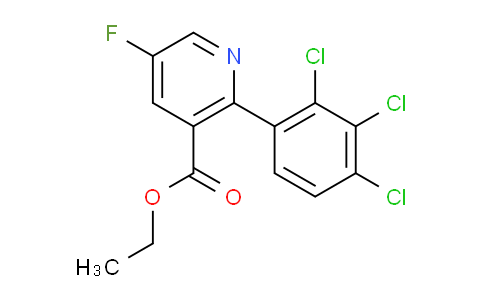 Ethyl 5-fluoro-2-(2,3,4-trichlorophenyl)nicotinate