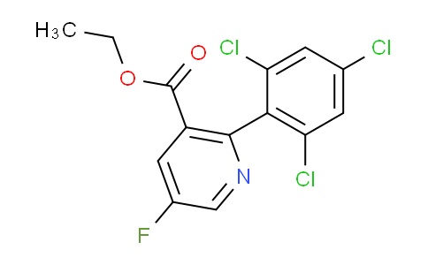 Ethyl 5-fluoro-2-(2,4,6-trichlorophenyl)nicotinate