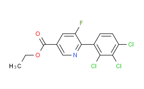 AM94319 | 1361594-52-6 | Ethyl 5-fluoro-6-(2,3,4-trichlorophenyl)nicotinate