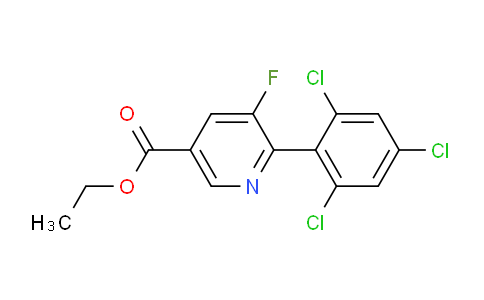 AM94320 | 1361589-51-6 | Ethyl 5-fluoro-6-(2,4,6-trichlorophenyl)nicotinate