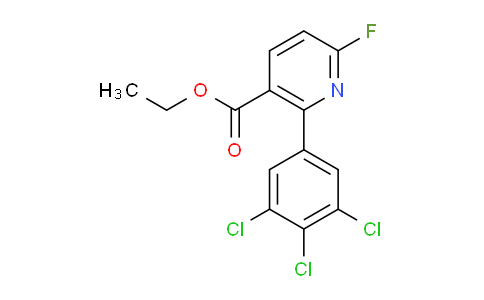 AM94324 | 1361574-68-6 | Ethyl 6-fluoro-2-(3,4,5-trichlorophenyl)nicotinate