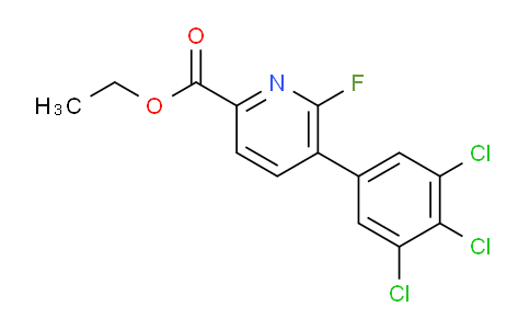 AM94345 | 1361671-63-7 | Ethyl 6-fluoro-5-(3,4,5-trichlorophenyl)picolinate
