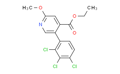 Ethyl 2-methoxy-5-(2,3,4-trichlorophenyl)isonicotinate