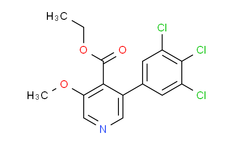 AM94375 | 1361474-02-3 | Ethyl 3-methoxy-5-(3,4,5-trichlorophenyl)isonicotinate
