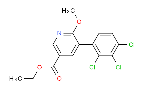 AM94379 | 1361594-70-8 | Ethyl 6-methoxy-5-(2,3,4-trichlorophenyl)nicotinate