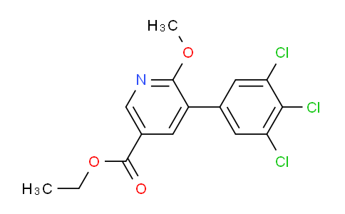 AM94381 | 1361544-59-3 | Ethyl 6-methoxy-5-(3,4,5-trichlorophenyl)nicotinate