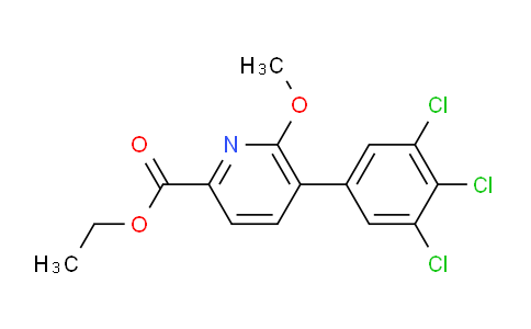 AM94390 | 1361507-44-9 | Ethyl 6-methoxy-5-(3,4,5-trichlorophenyl)picolinate