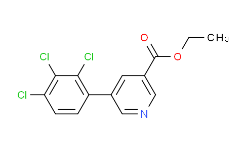 Ethyl 5-(2,3,4-trichlorophenyl)nicotinate