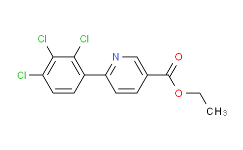 Ethyl 6-(2,3,4-trichlorophenyl)nicotinate