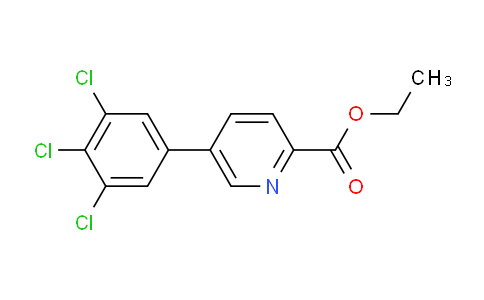 Ethyl 5-(3,4,5-trichlorophenyl)picolinate