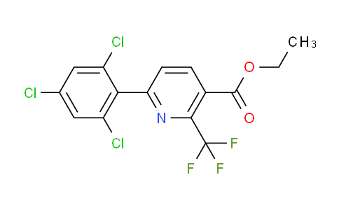 Ethyl 6-(2,4,6-trichlorophenyl)-2-(trifluoromethyl)nicotinate