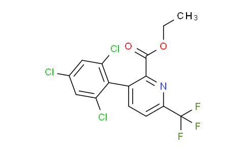 Ethyl 3-(2,4,6-trichlorophenyl)-6-(trifluoromethyl)picolinate