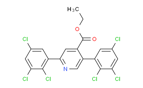 Ethyl 2,5-bis(2,3,5-trichlorophenyl)isonicotinate