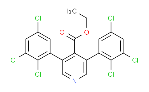 Ethyl 3,5-bis(2,3,5-trichlorophenyl)isonicotinate