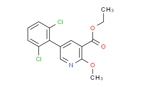 Ethyl 5-(2,6-dichlorophenyl)-2-methoxynicotinate
