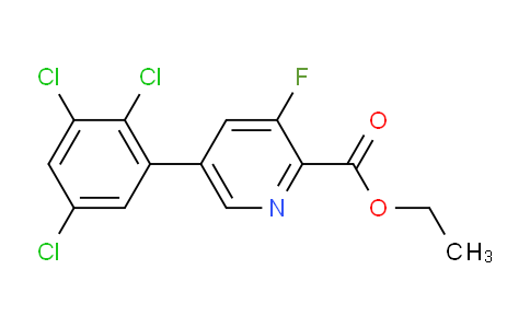 Ethyl 3-fluoro-5-(2,3,5-trichlorophenyl)picolinate