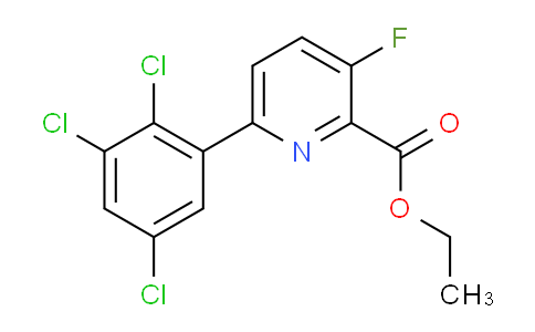 Ethyl 3-fluoro-6-(2,3,5-trichlorophenyl)picolinate