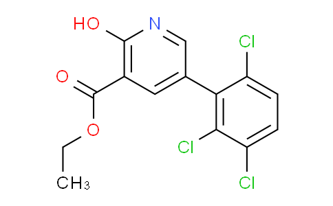 Ethyl 2-hydroxy-5-(2,3,6-trichlorophenyl)nicotinate