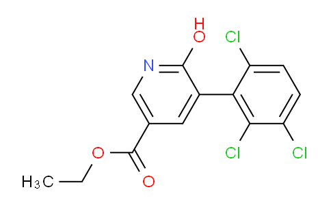 Ethyl 6-hydroxy-5-(2,3,6-trichlorophenyl)nicotinate
