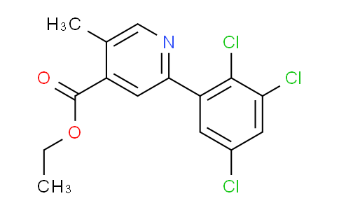 Ethyl 5-methyl-2-(2,3,5-trichlorophenyl)isonicotinate