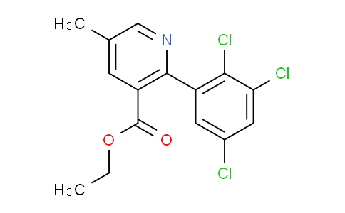 Ethyl 5-methyl-2-(2,3,5-trichlorophenyl)nicotinate