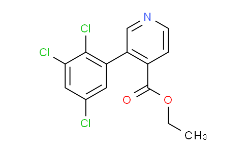 Ethyl 3-(2,3,5-trichlorophenyl)isonicotinate