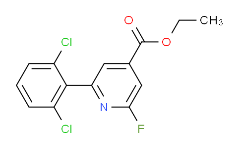 Ethyl 2-(2,6-dichlorophenyl)-6-fluoroisonicotinate
