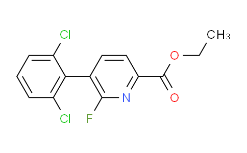 Ethyl 5-(2,6-dichlorophenyl)-6-fluoropicolinate