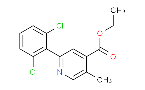 Ethyl 2-(2,6-dichlorophenyl)-5-methylisonicotinate