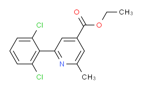 Ethyl 2-(2,6-dichlorophenyl)-6-methylisonicotinate