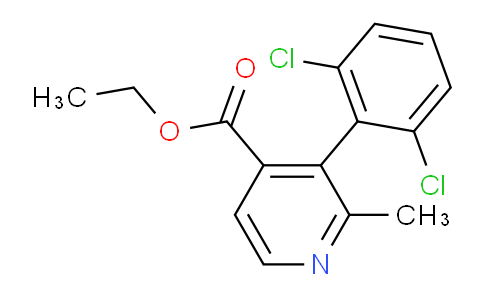 Ethyl 3-(2,6-dichlorophenyl)-2-methylisonicotinate