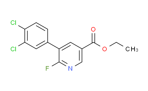Ethyl 5-(3,4-dichlorophenyl)-6-fluoronicotinate