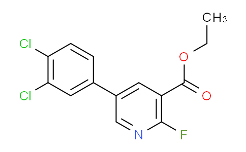Ethyl 5-(3,4-dichlorophenyl)-2-fluoronicotinate