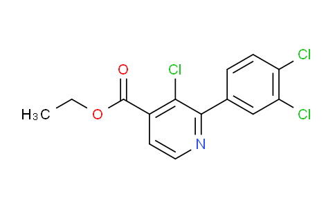 Ethyl 3-chloro-2-(3,4-dichlorophenyl)isonicotinate