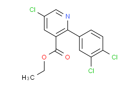 Ethyl 5-chloro-2-(3,4-dichlorophenyl)nicotinate
