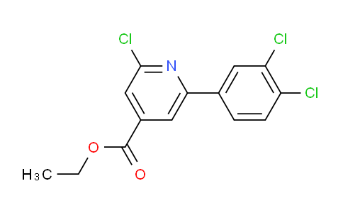Ethyl 2-chloro-6-(3,4-dichlorophenyl)isonicotinate