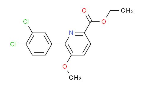 Ethyl 6-(3,4-dichlorophenyl)-5-methoxypicolinate