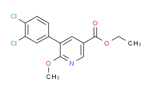 Ethyl 5-(3,4-dichlorophenyl)-6-methoxynicotinate