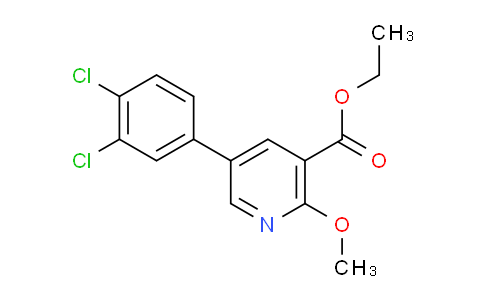 Ethyl 5-(3,4-dichlorophenyl)-2-methoxynicotinate