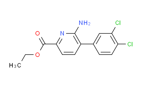 Ethyl 6-amino-5-(3,4-dichlorophenyl)picolinate