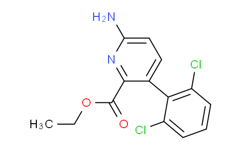 AM94802 | 1361575-19-0 | Ethyl 6-amino-3-(2,6-dichlorophenyl)picolinate