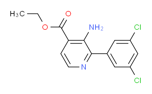 Ethyl 3-amino-2-(3,5-dichlorophenyl)isonicotinate