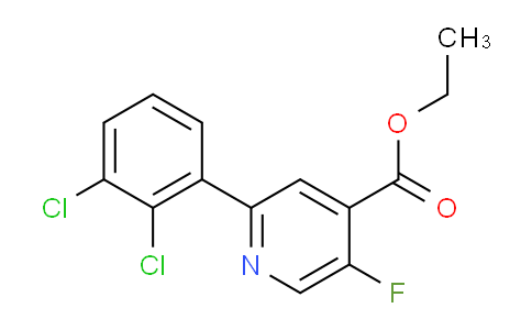Ethyl 2-(2,3-dichlorophenyl)-5-fluoroisonicotinate