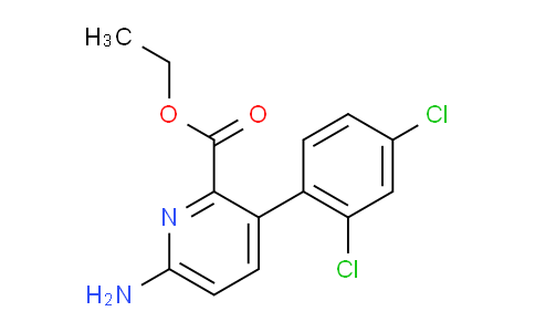 Ethyl 6-amino-3-(2,4-dichlorophenyl)picolinate
